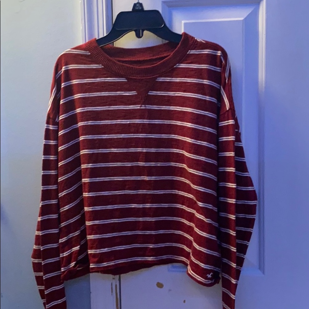 hollister stripped long sleeve